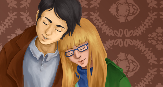 Digital painting of Ink and Aether from the game Exit/Corners